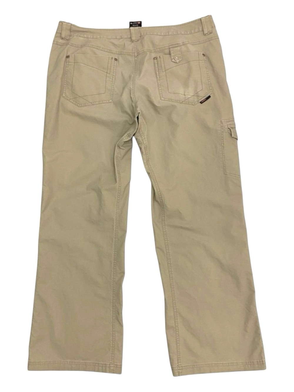 Chlorophylle men trouser cargo pants beige stretchy lightweight material size 38